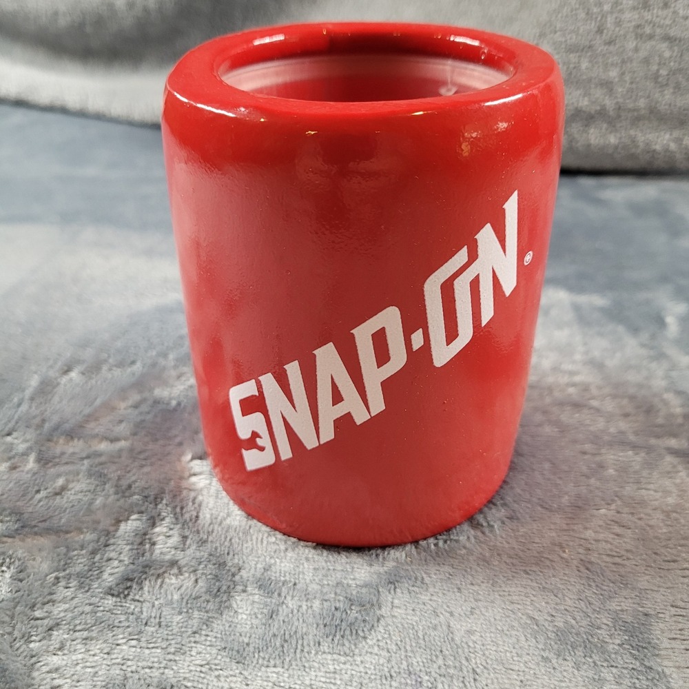 Snap-on Tools Kool Kan Red Can Cooler Insulated Drink Holder Made in USA Vintage